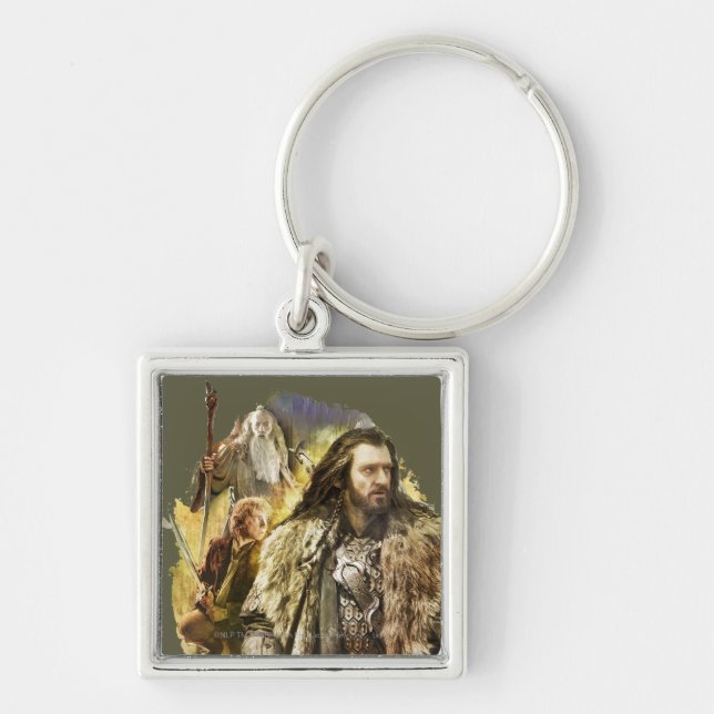 THORIN OAKENSHIELD™, BILBO BAGGINS™, Gandalf Keychain (Front)