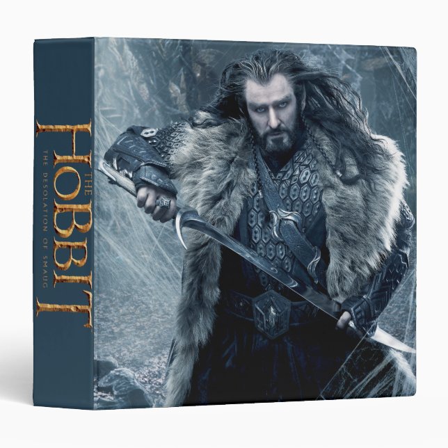 THORIN OAKENSHIELD™ Character Poster 3 Ring Binder (Front/Spine)