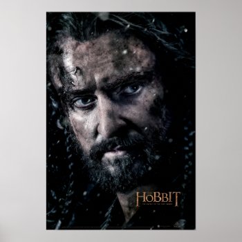 Thorin Oakenshield™ Close Up Poster by thehobbit at Zazzle