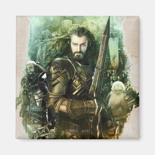 THORIN OAKENSHIELD™, Dwalin, & Balin Graphic Magnet (Front)