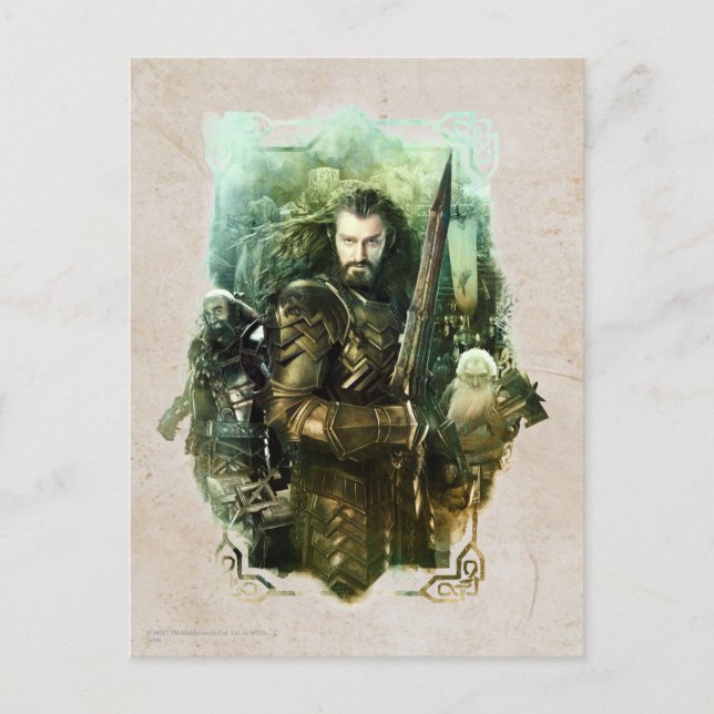THORIN OAKENSHIELD™, Dwalin, & Balin Graphic Postcard (Front)