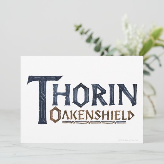 THORIN OAKENSHIELD™ Logo Blue (Standing Front)