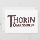 THORIN OAKENSHIELD™ Logo Brown (Front)