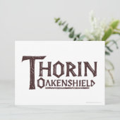 THORIN OAKENSHIELD™ Logo Brown (Standing Front)