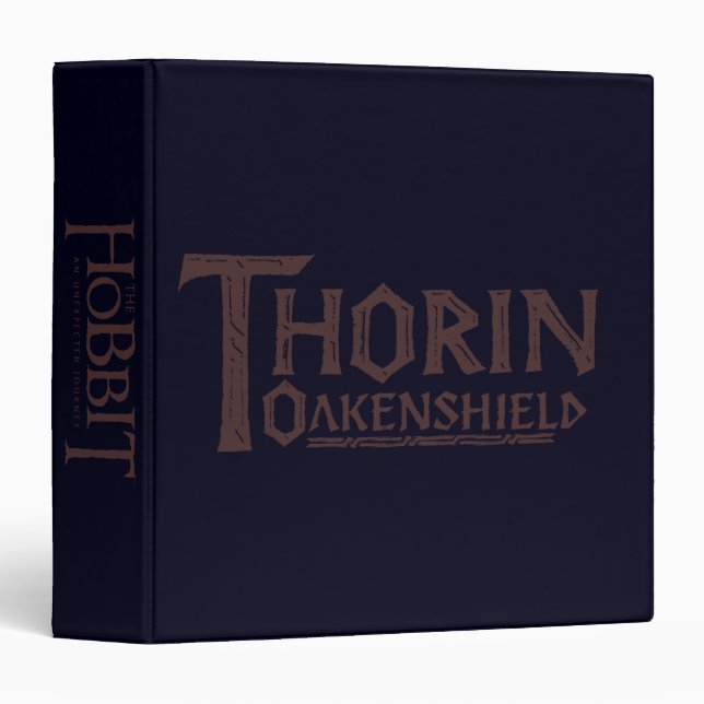 THORIN OAKENSHIELD™ Logo Brown Binder (Front/Spine)