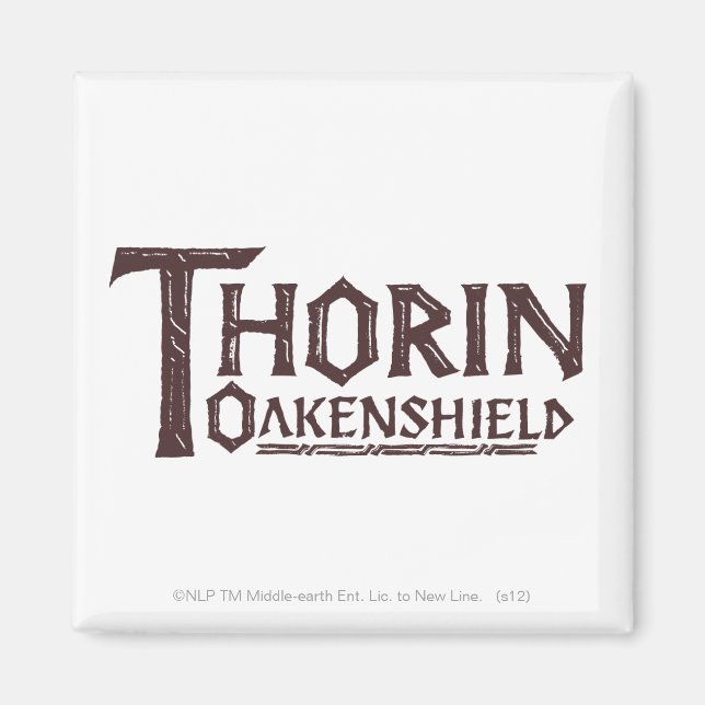 THORIN OAKENSHIELD™ Logo Brown Magnet (Front)