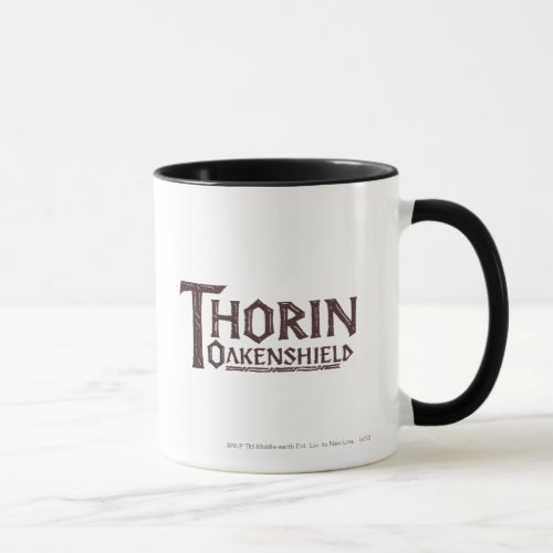 THORIN OAKENSHIELD Logo Brown Mug