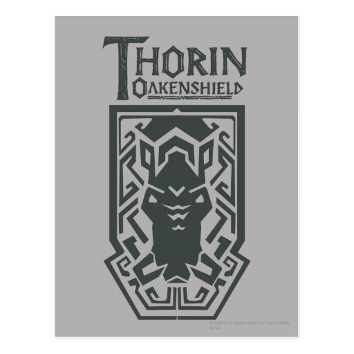 THORIN OAKENSHIELD™ Shield Symbol Postcard | Zazzle