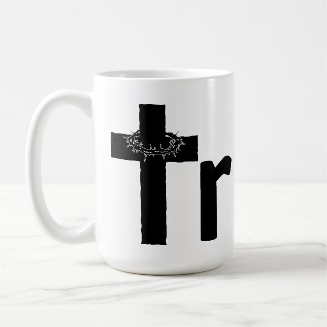 Thorn Cross Truth Coffee Mug (Left)
