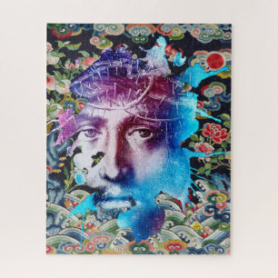 Thorn Crown Jesus Christ Passion Abstract art Jigsaw Puzzle