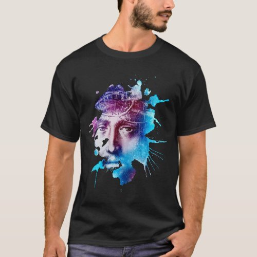 Thorn Crown Jesus Christ Passion Abstract art T_Shirt