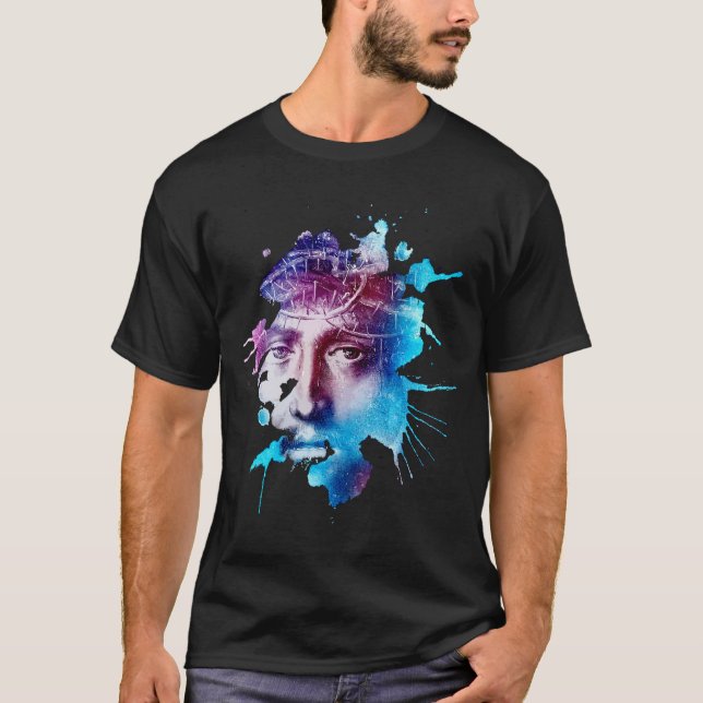 Thorn Crown Jesus Christ Passion Abstract art T-Shirt (Front)