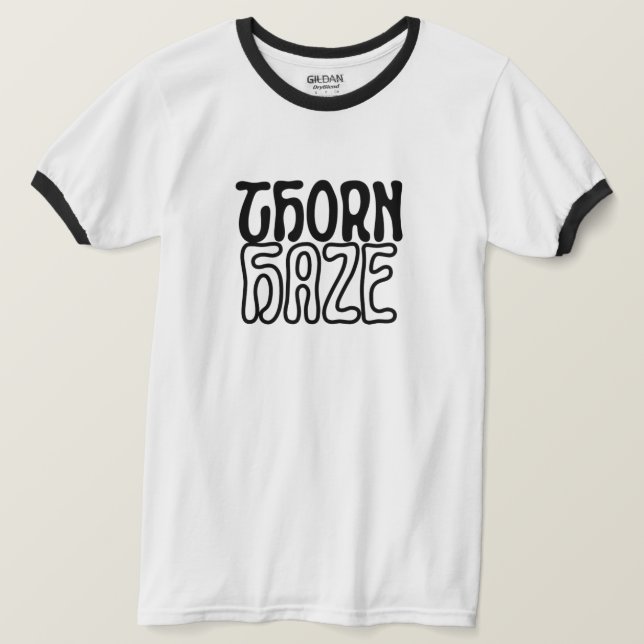 Thorn Haze Ringer T-Shirt (Design Front)