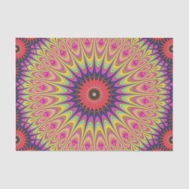 Thorn mandala tissue paper (Front)
