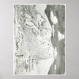 Thorn Mountain 1949 Trail Map Poster