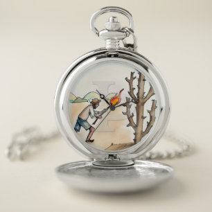 Thorn Rune Pocket Watch ᚦ Viking Anglo-Saxon