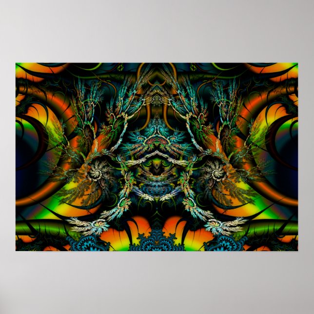 Thorne of Thornz 3D Symmetrical Fractal Poster (Front)