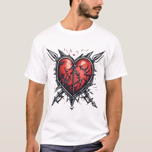 Thorned Heart Threads Vintage Tattoo_Inspired Tee