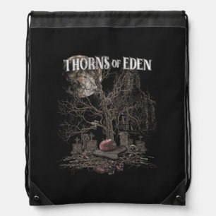 Thorns of Eden - Gothic Streetwear Design Drawstring Bag