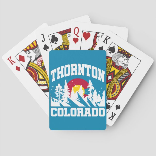 Thornton,Colorado Poker Cards (Back)