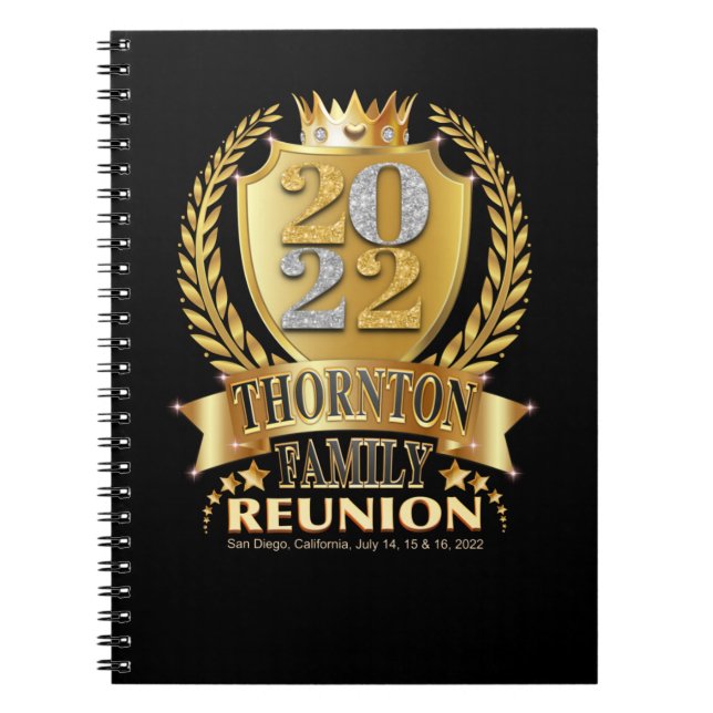 Thornton Family Reunion Notebook (Front)