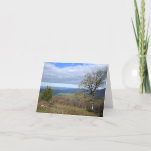 Thornton Gap View in Spring Card