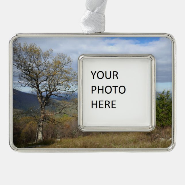 Thornton Gap View in Spring Christmas Ornament (Front)
