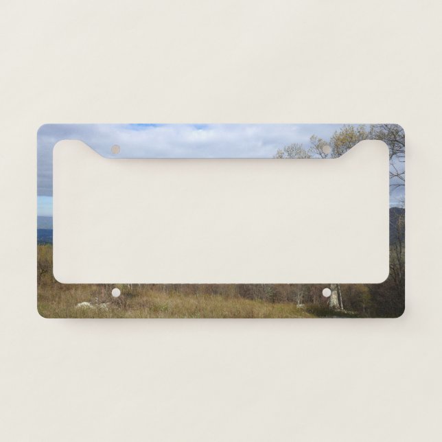 Thornton Gap View in Spring License Plate Frame (Front)