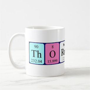 Thornton periodic table name mug