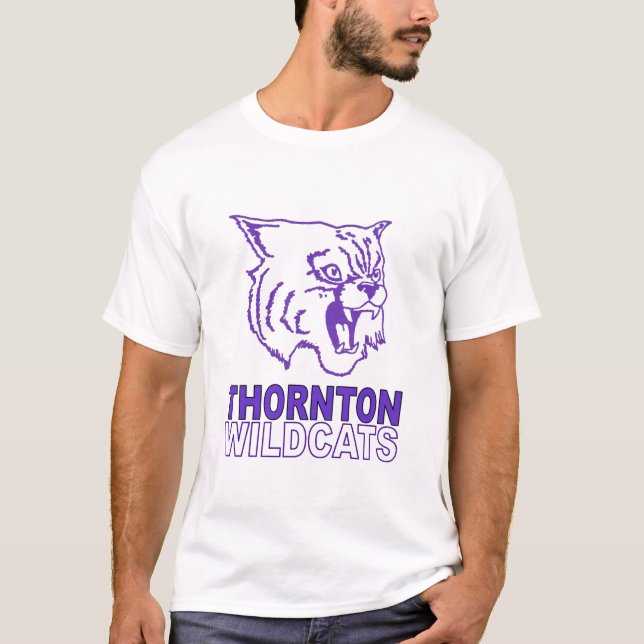 Thornton Wildcats Cat T-Shirt (Front)