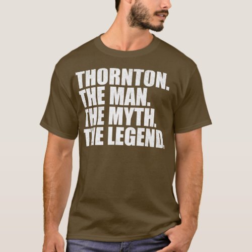 ThorntonThornton Family name Thornton last Name Th T_Shirt