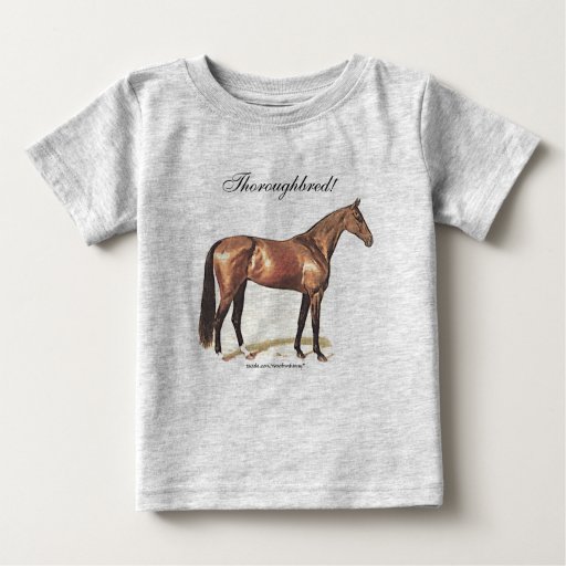 Thoroughbred Baby T-Shirt | Zazzle