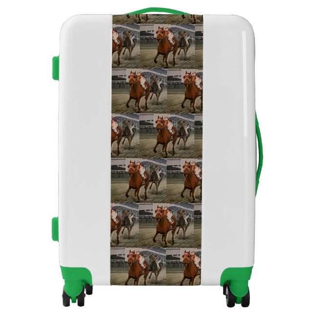 Thoroughbred Equine Wins Big Race Luggage (Front)