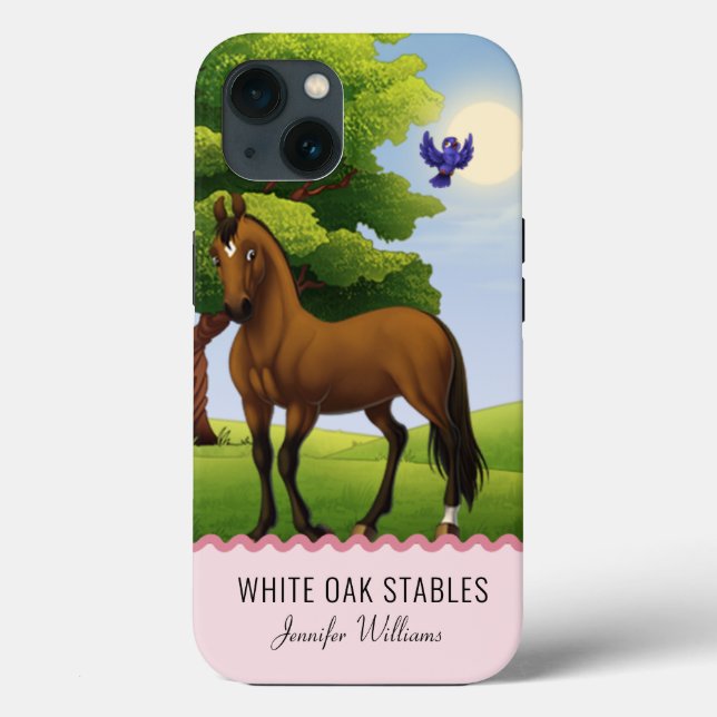 Thoroughbred Horse in a Pasture  Case-Mate iPhone  Case-Mate iPhone Case (Back)