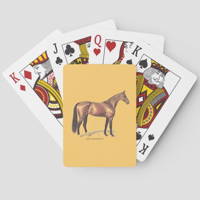 Thoroughbred Horse Poker Cards (Back)