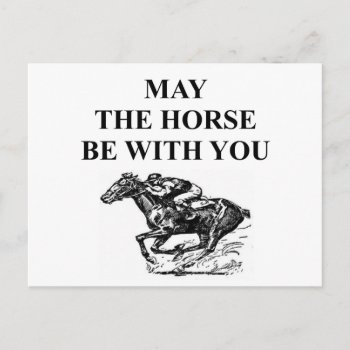 Thoroughbred Horse Racing Postcard by jimbuf at Zazzle