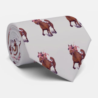 Thoroughbred Horse Wins Neck Tie