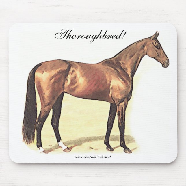 Thoroughbred Mouse Pad (Front)