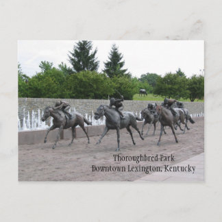 Thoroughbred Park Downtown Lexington, ... Postcard