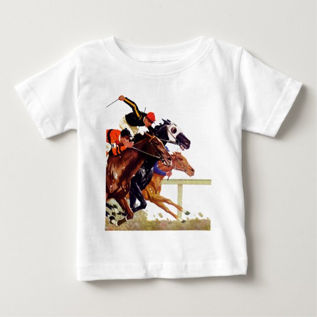 Thoroughbred Race Baby T-Shirt (Front)