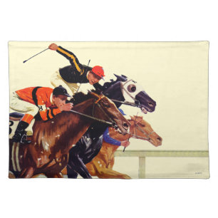 Thoroughbred Race Cloth Placemat