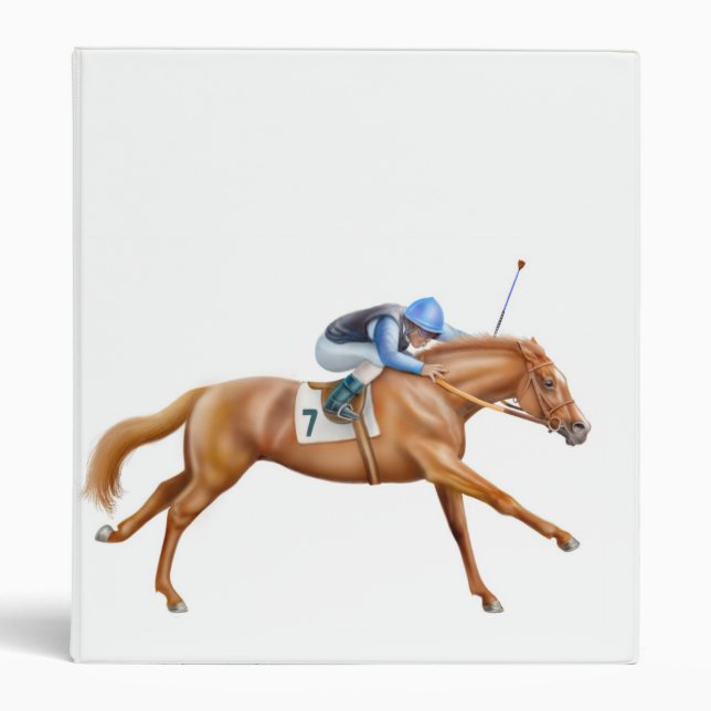 Thoroughbred Race Horse Binder (Front)