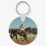 Thoroughbred Race Horse Keychain