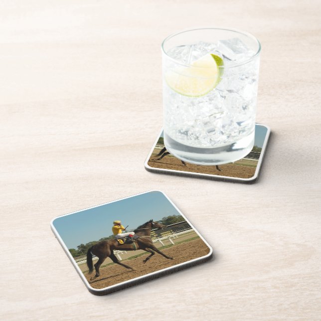 Thoroughbred Race Horse  Set of Coasters (Right Side)