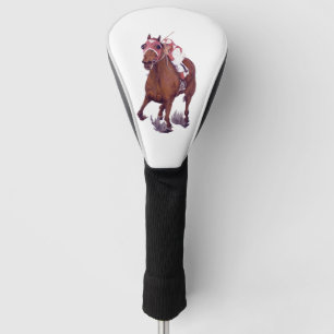 Thoroughbred Race Horse Wins Golf Head Cover