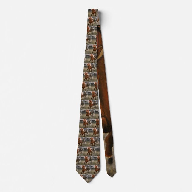 Thoroughbred Race Horse Wins Neck Tie (Front)