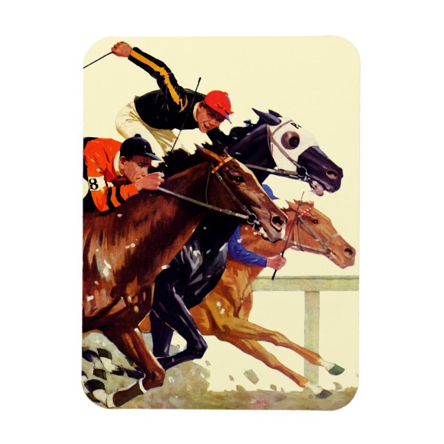 Thoroughbred Race Magnet (Vertical)