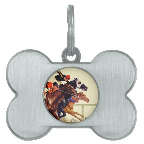 Thoroughbred Race Pet Tag