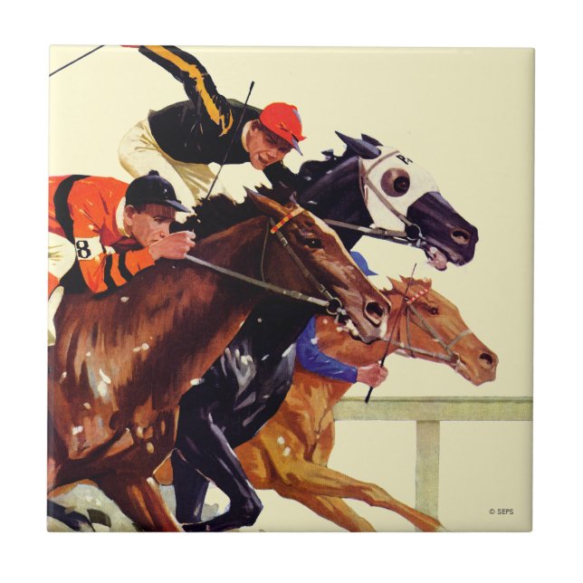 Thoroughbred Race Tile (Front)