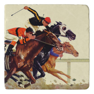 Thoroughbred Race Trivet